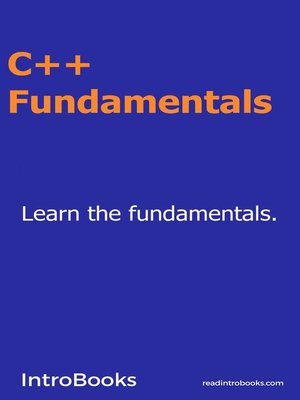 cover image of C++ Fundamentals